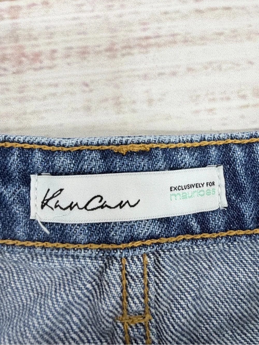 KanCan Size 29 High Rise Boyfriend 100% Cotton Distressed Jeans